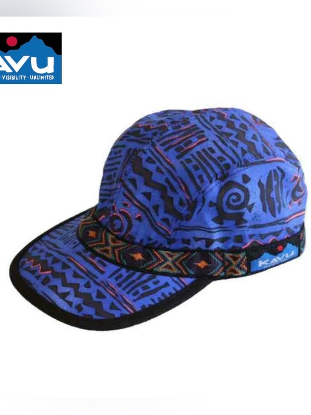KAVU Synthetic Strapcap Tribal Print Size L